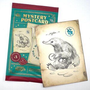 MinaLima Mystery Postcard Harry Potter Fantastic Beasts Newt Scamander Niffler